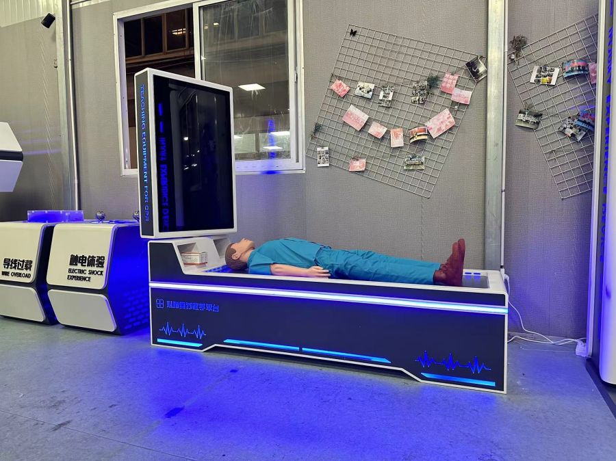  化工清静宣教、、体验、、工伤预防个体防护实训  个人防护与职业康健宣教体验装备 意昂F凯捷